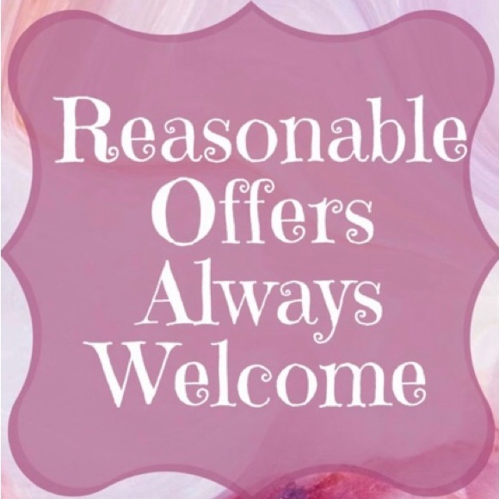 Reasonable offers Accepted